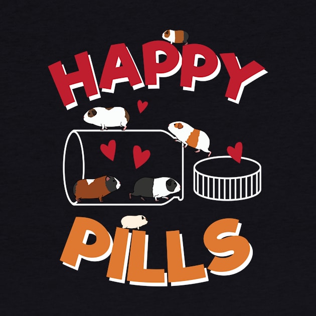 Happy Pills Guinea Pig by MooonTees